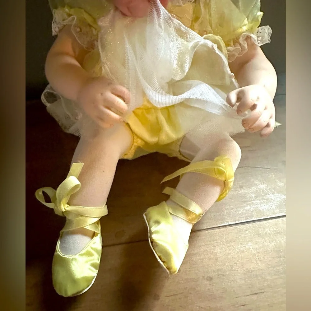 Kylie Ballerina Porcelain Cloth Doll by Ashton Drake